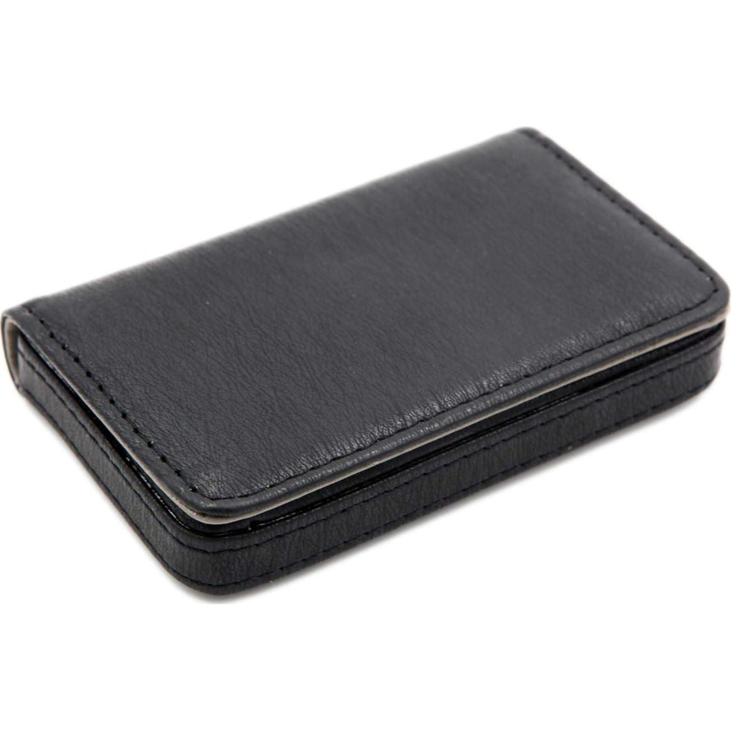 AI-DEE RFID Blocking Wallet - Minimalist Leather Business Credit Card Holder - Black2,
