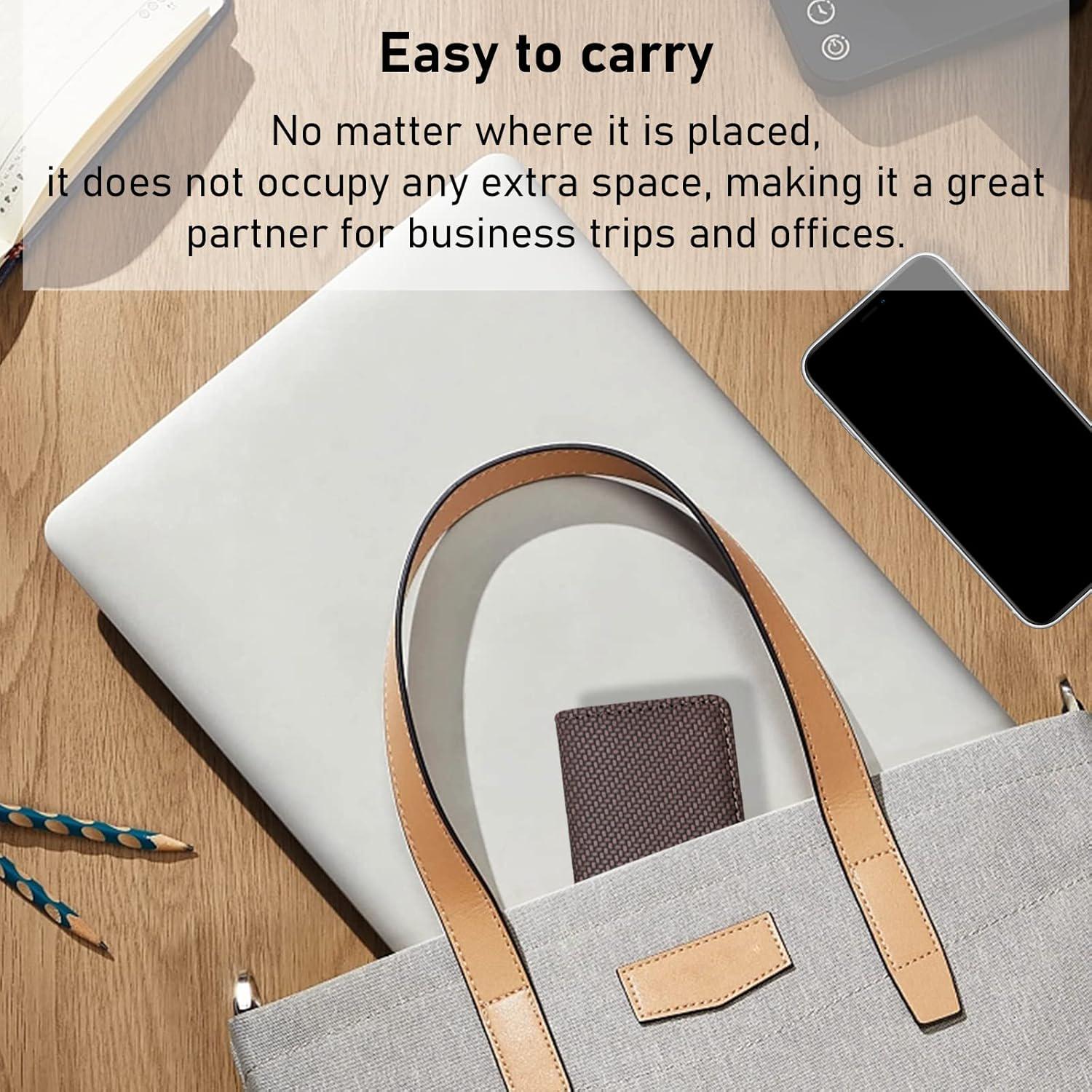 AI-DEE RFID Blocking Wallet - Minimalist Leather Business Credit Card Holder (Woven Coffee),
