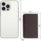 AI-DEE RFID Blocking Wallet - Minimalist Leather Business Credit Card Holder (Woven Coffee),