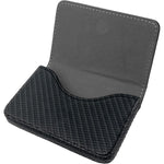 AI-DEE RFID Blocking Wallet - Minimalist Leather Business Credit Card Holder (Woven Black),
