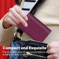 AI-DEE RFID Blocking Wallet - Minimalist Leather Business Credit Card Holder (PW-Wine Red),