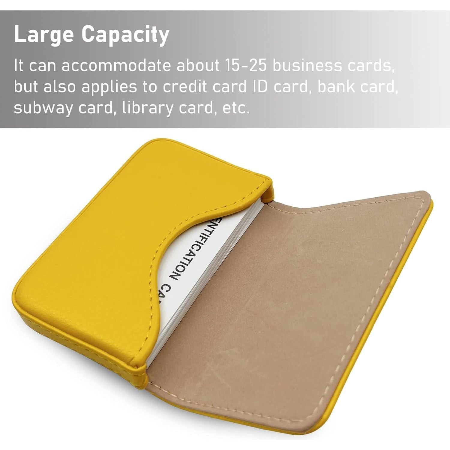 AI-DEE RFID Blocking Wallet - Minimalist Leather Business Credit Card Holder (A215-05), Small,