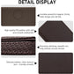 AI-DEE RFID Blocking Wallet - Minimalist Leather Business Credit Card Holder (Woven Coffee),