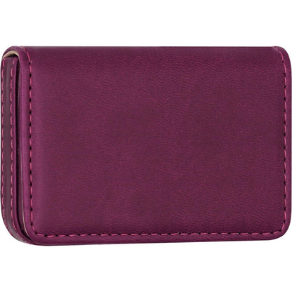 AI-DEE RFID Blocking Wallet - Minimalist Leather Business Credit Card Holder (PW-Wine Red),