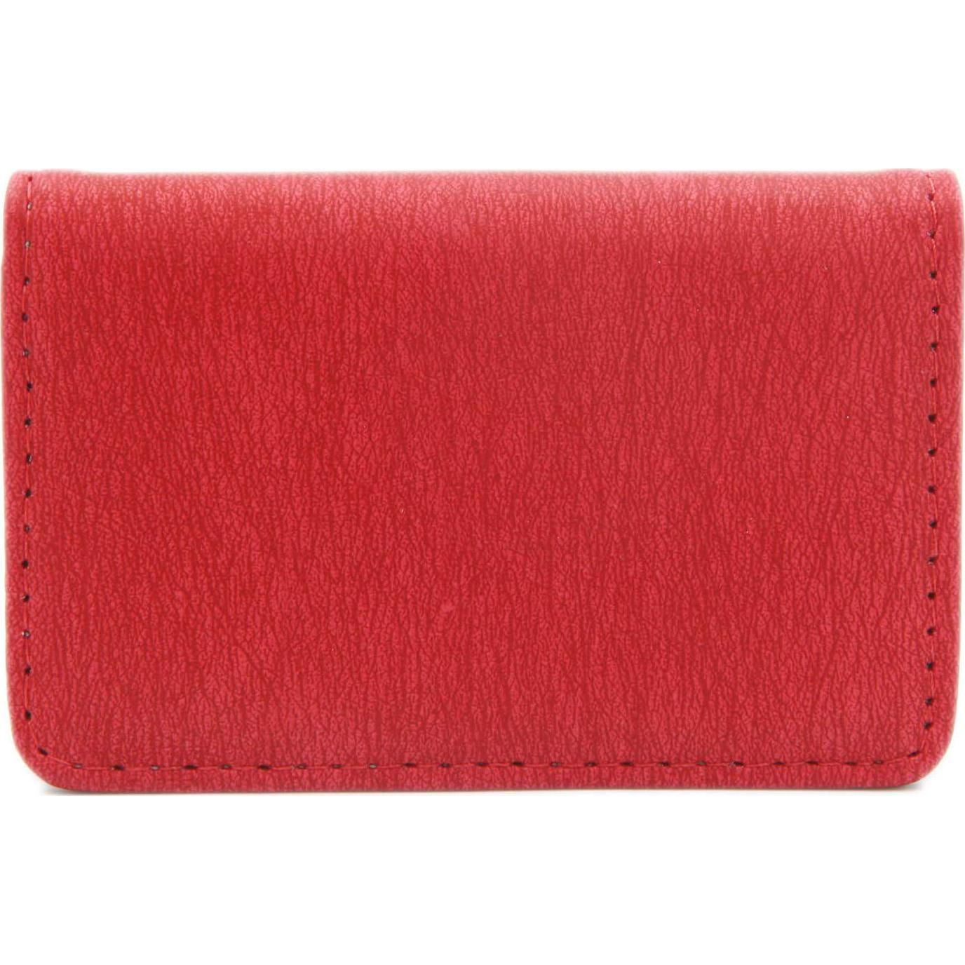 AI-DEE RFID Blocking Wallet - Minimalist Leather Business Credit Card Holder - Red2,