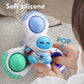 Alasou 3pcs Pop Suction Cup Spinner Toys for 1-3 Year Old Boys & Girls, Sensory Bath & Toddler Spinning Tops, Ideal Gift for Infants, Ages 1-18 Months
