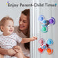 Alasou 3pcs Pop Suction Cup Spinner Toys for 1-3 Year Old Boys & Girls, Sensory Bath & Toddler Spinning Tops, Ideal Gift for Infants, Ages 1-18 Months