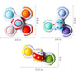 Alasou 3pcs Pop Suction Cup Spinner Toys for 1-3 Year Old Boys & Girls, Sensory Bath & Toddler Spinning Tops, Ideal Gift for Infants, Ages 1-18 Months
