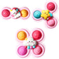 Alasou 3pcs Pop Suction Cup Spinner Toys for 1-3 Year Old Boys & Girls, Sensory Bath & Toddler Spinning Tops, Ideal Gift for Infants, Ages 1-18 Months