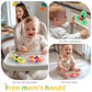 Alasou 3PCS Suction Cup Spinner Toys, Spinning Tops for Baby Boys/Girls, Bath & Sensory Toy, Ages 12–36 Months
