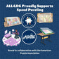 All4JIG 1500 Piece Puzzle Board Rotating 25 x 34 Inch Wooden Puzzle Table with Drawers and Cover