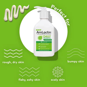 AmLactin Daily 12% Lactic Acid Moisturizing Body Lotion