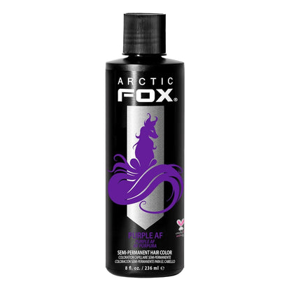 ARCTIC FOX ARCTIC FOX Vegan And Cruelty-Free Semi-Permanent Hair Color Dye (8 Fl Oz, PURPLE AF)