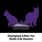 Arm & Hammer Clump & Seal Slide Platinum Cat Litter, 37 lbs, Easy Clean, Multi-Cat, Odor Control