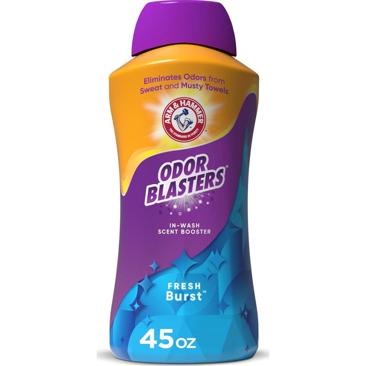 Arm & Hammer Odor Blasters In-Wash Scent Booster, Fresh Burst Scent, 45oz