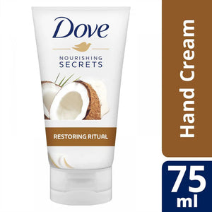 Dove Nourishing Secrets Restoring Ritual Coconut Oil & Almond Milk Hand Cream 75ml,8710447275313,