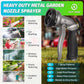 AUTOMAN Garden Hose Nozzle -2 Pack, 100% Metal High Pressure Spray Nozzle, Labor-Saving Design, Heavy Duty Water Hose Nozzle For Garden Watering, Car Washing, Window Cleaning,Pets Bathing,