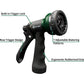 AUTOMAN-Garden-Hose-Nozzle, ABS Water Spray Nozzle With 7 Adjustable Watering Patterns, Slip Resistant For Watering Plants, Lawn& Garden, Washing Cars, Cleaning, Showering Pets And Outdoor Fun.,