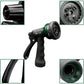 AUTOMAN-Garden-Hose-Nozzle-2PK,ABS Water Spray Nozzle With Heavy Duty 7 Adjustable Watering Patterns,Slip Resistant For Watering Plants,Lawn& Garden,Washing Cars,Cleaning,Showering Pets And Outdoor Fun,