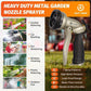 AUTOMAN Garden Hose Nozzle-7 Patterns Sprayer-2 Pack, Metal High Pressure Spray Nozzle, Heavy Duty Labor-Saving Design Water Hose Nozzle For Garden Watering, Car Washing, Window Cleaning, Pets Bathing,