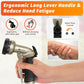 AUTOMAN Garden Hose Nozzle-7 Patterns Sprayer-2 Pack, Metal High Pressure Spray Nozzle, Heavy Duty Labor-Saving Design Water Hose Nozzle For Garden Watering, Car Washing, Window Cleaning, Pets Bathing,