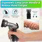 AUTOMAN Garden Hose Nozzle -2 Pack, 100% Metal High Pressure Spray Nozzle, Labor-Saving Design, Heavy Duty Water Hose Nozzle For Garden Watering, Car Washing, Window Cleaning,Pets Bathing,