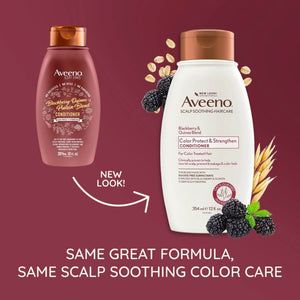 Aveeno Blackberry & Quinoa Blend Color Protect & Strengthen Conditioner 354ml