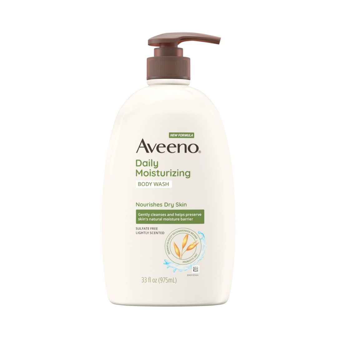 Aveeno Daily Moisturizing Lightly Scented Body Wash Nourishes Dry Skin,381371172405