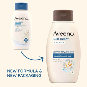 Aveeno Skin Relief Body Wash Soothes Itchy Dry Skin