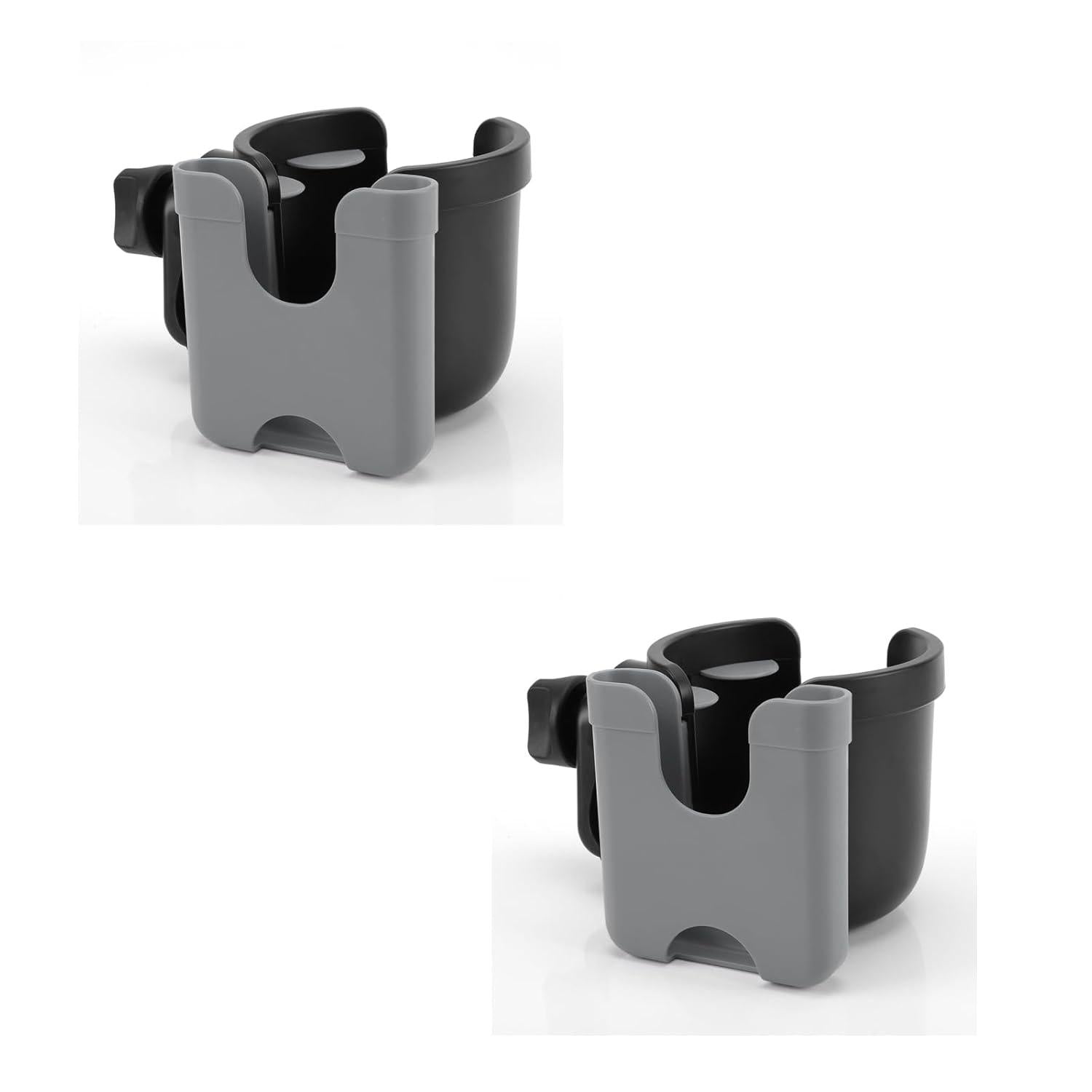 Accmor Stroller Cup Holder With Phone Holder, Bike Cup Holder, Universal Cup Holder For Uppababy Nuna Doona Strollers, 2-in-1 Cup Phone Holder For Stroller, Bike, Wheelchair, Walker, Scooter,Does not Apply