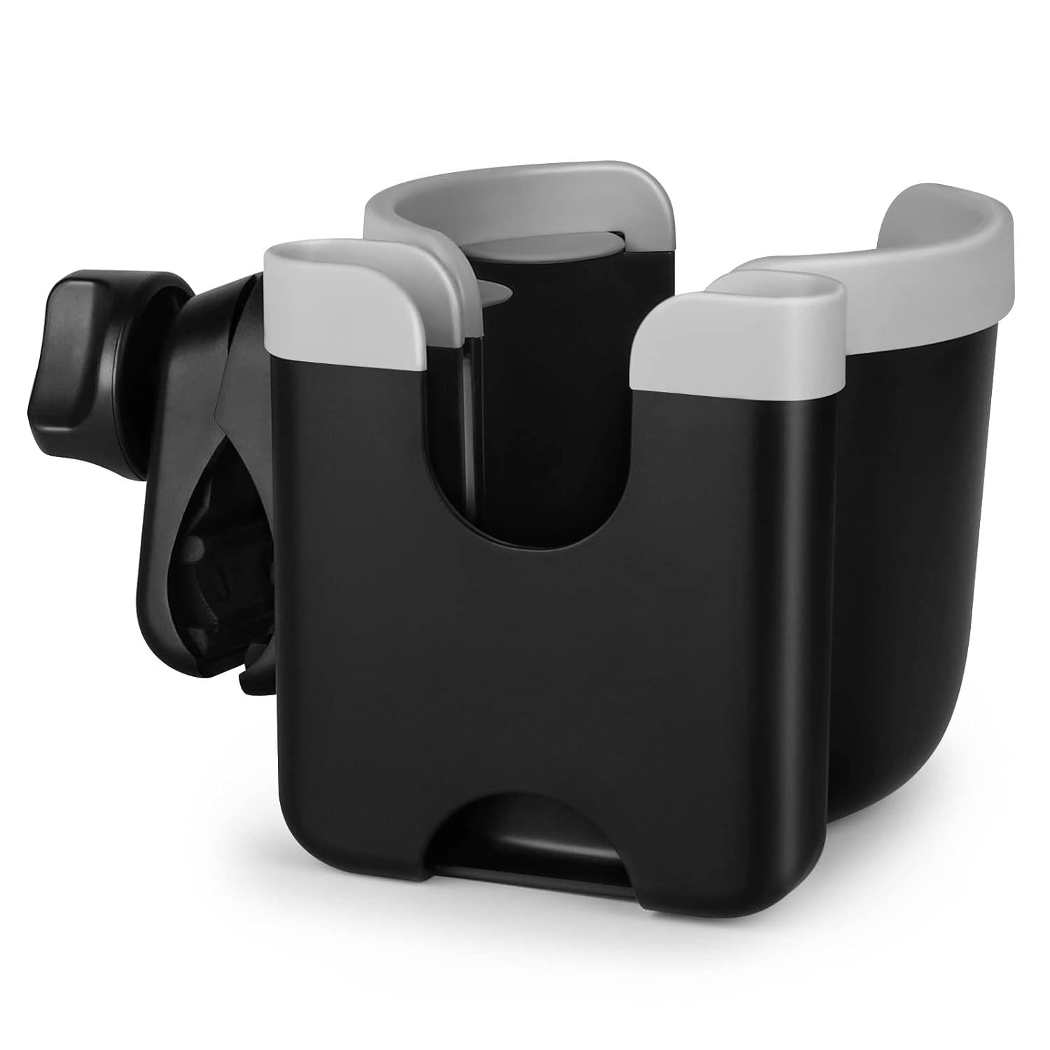 Accmor Stroller Cup Holder With Phone Holder, Bike Cup Holder, Universal Cup Holder For Uppababy Nuna Doona Strollers, 2-in-1 Cup Phone Holder For Stroller, Bike, Wheelchair, Walker, Scooter,Does not Apply
