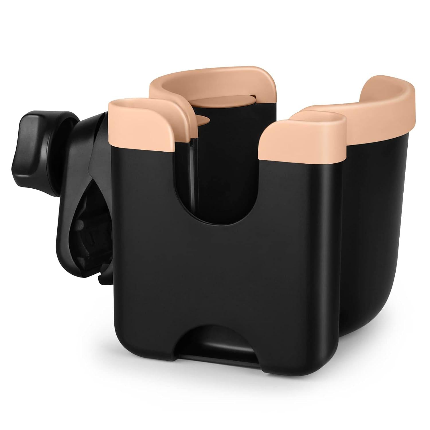 Accmor Stroller Cup Holder With Phone Holder, Bike Cup Holder, Universal Cup Holder For Uppababy Nuna Doona Strollers, 2-in-1 Cup Phone Holder For Stroller, Bike, Wheelchair, Walker, Scooter,Does not Apply