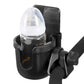 Accmor Stroller Cup Holder With Phone Holder, Bike Cup Holder, Universal Cup Holder For Uppababy Nuna Doona Strollers, 2-in-1 Cup Phone Holder For Stroller, Bike, Wheelchair, Walker, Scooter,Does not Apply