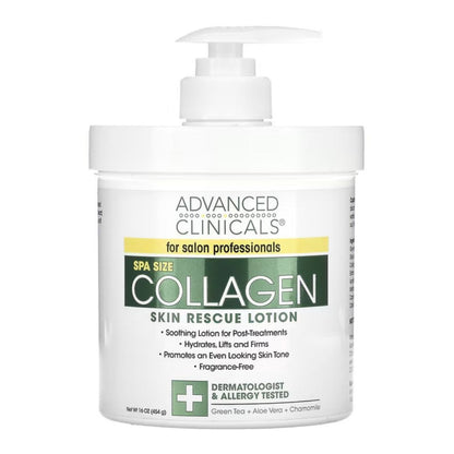 Advanced Clinicals Collagen Skin Rescue Body Lotion 454g