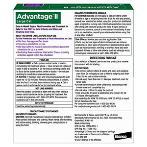 Advantage II Flea Treatment for Large Cats Over 9 lbs Vet Recommended 4 Month Supply