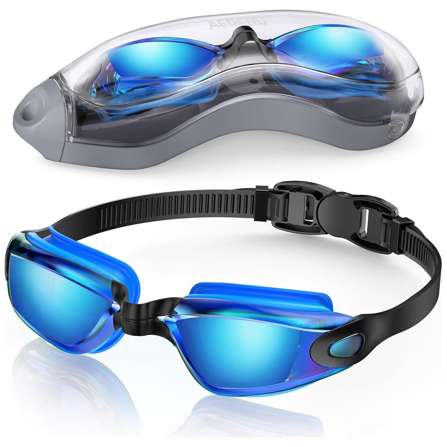 Aegend Swim Goggles, Swimming Goggles No Leaking Full Protection Adult Men Women Youth,Does not Apply