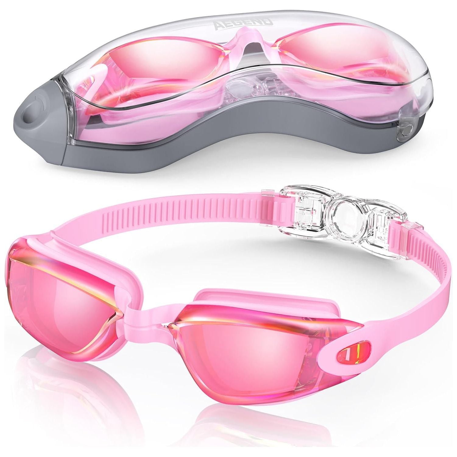 Aegend Swim Goggles, Swimming Goggles No Leaking Full Protection Adult Men Women Youth,Does not Apply