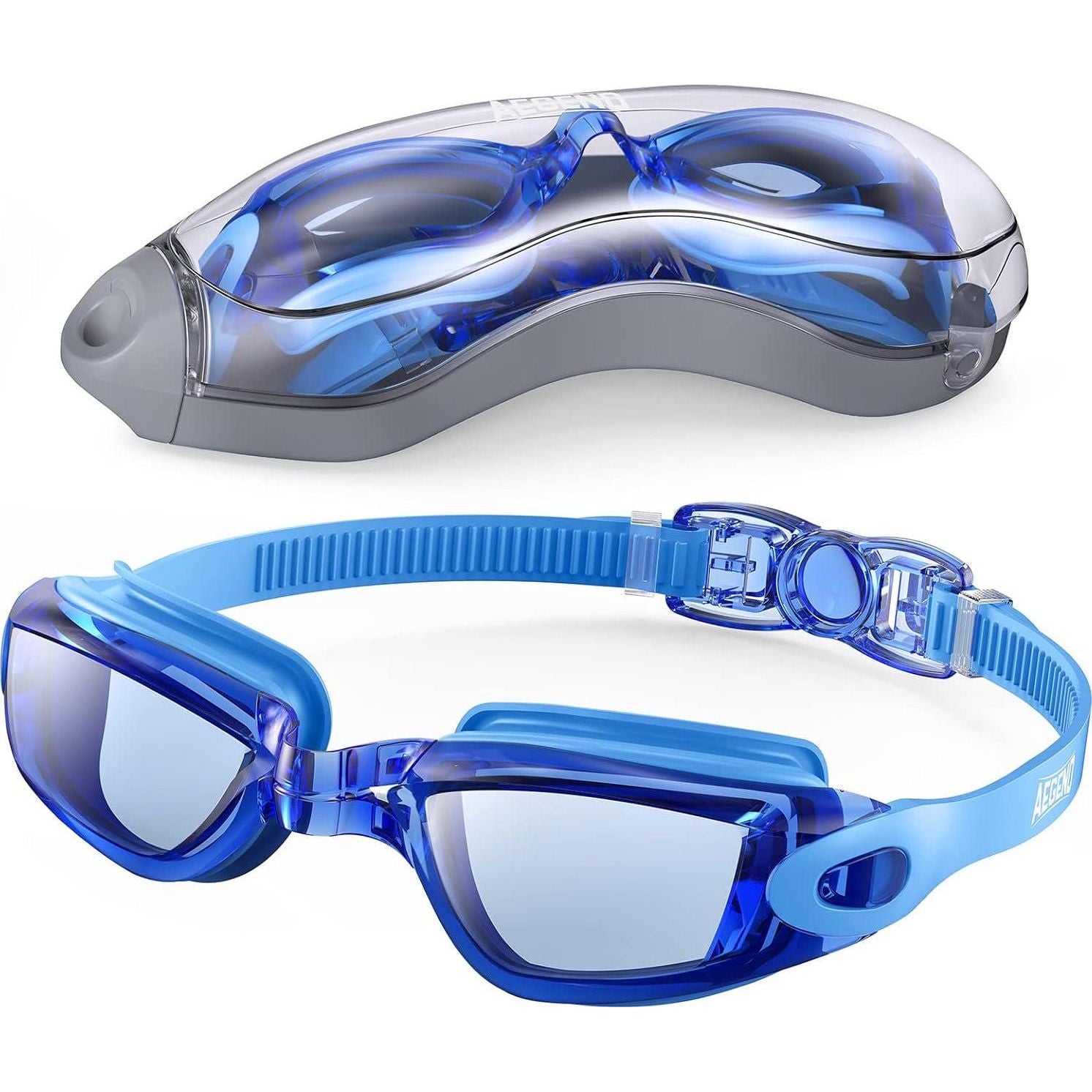 Aegend Swim Goggles, Swimming Goggles No Leaking Full Protection Adult Men Women Youth,Does not Apply