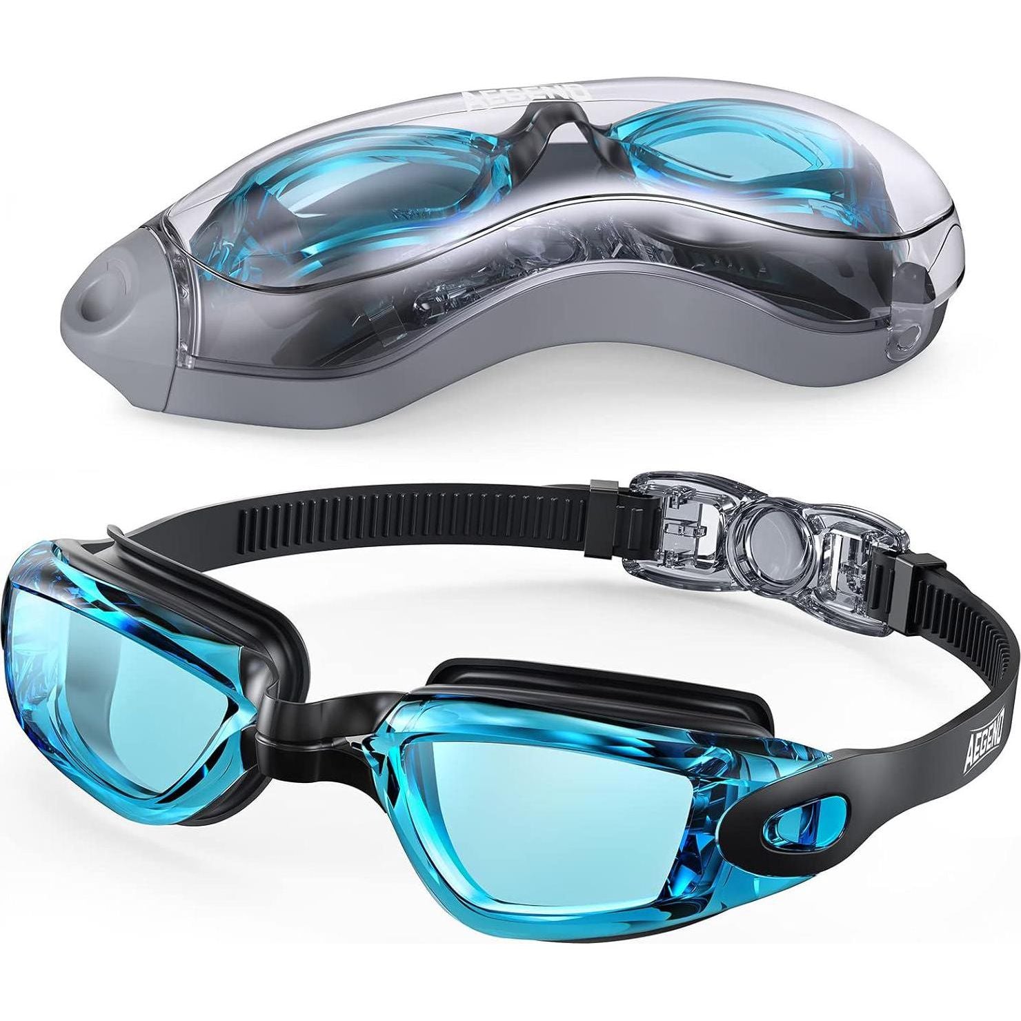 Aegend Swim Goggles, Swimming Goggles No Leaking Full Protection Adult Men Women Youth,Does not Apply