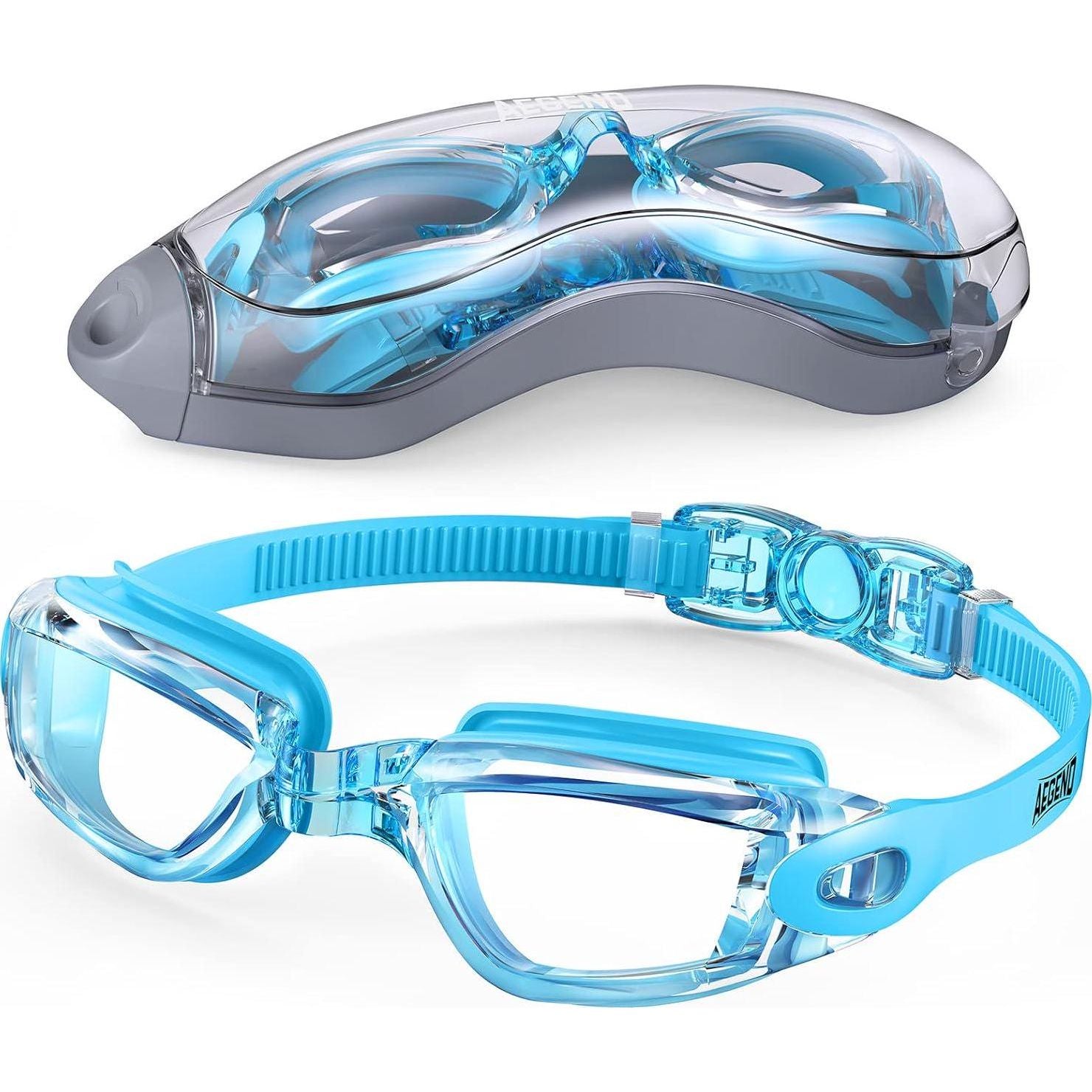 Aegend Swim Goggles, Swimming Goggles No Leaking Full Protection Adult Men Women Youth,Does not Apply
