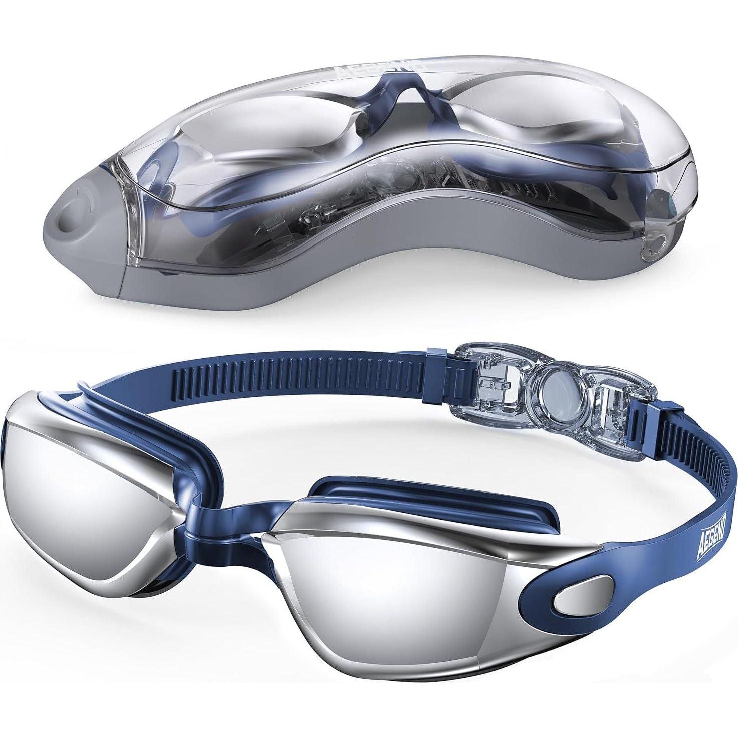 Aegend Swim Goggles, Swimming Goggles No Leaking Full Protection Adult Men Women Youth,Does not Apply