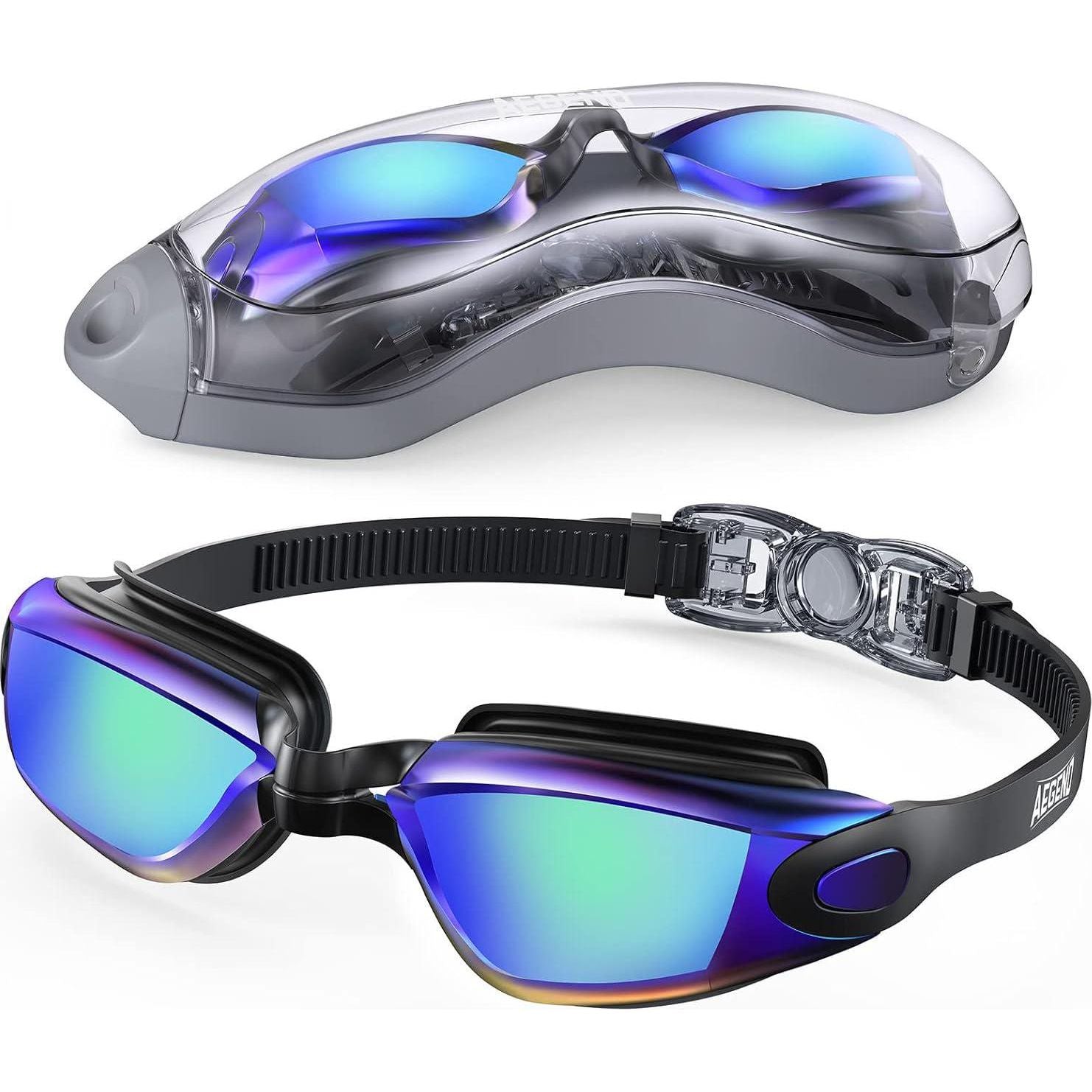 Aegend Swim Goggles, Swimming Goggles No Leaking Full Protection Adult Men Women Youth,Does not Apply