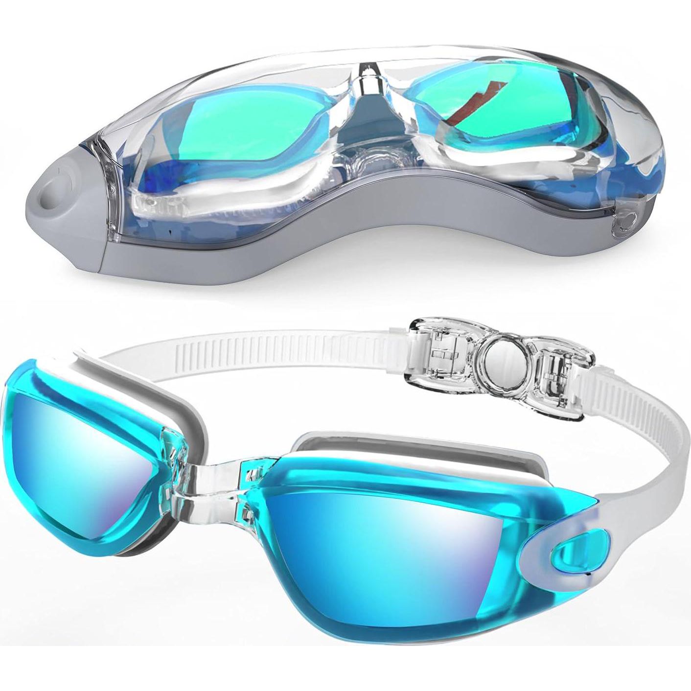 Aegend Swim Goggles, Swimming Goggles No Leaking Full Protection Adult Men Women Youth,Does not Apply