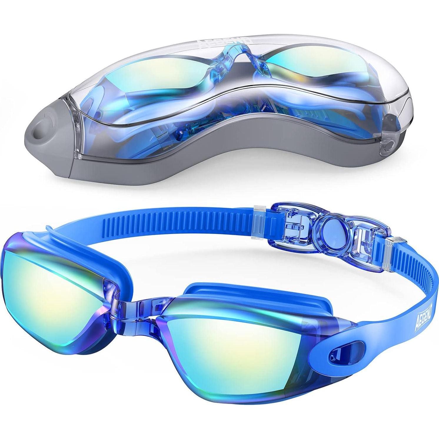 Aegend Swim Goggles, Swimming Goggles No Leaking Full Protection Adult Men Women Youth,Does not Apply