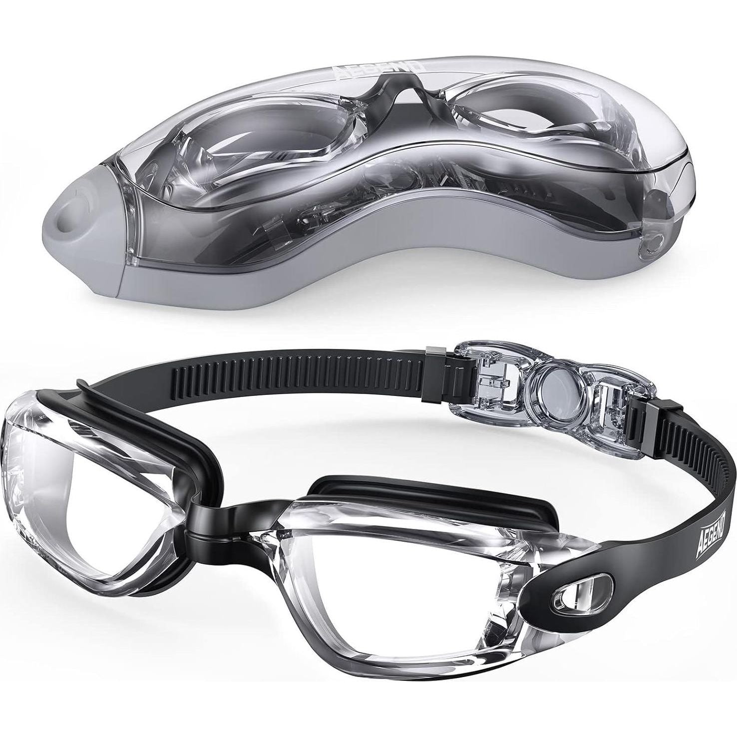 Aegend Swim Goggles, Swimming Goggles No Leaking Full Protection Adult Men Women Youth,Does not Apply