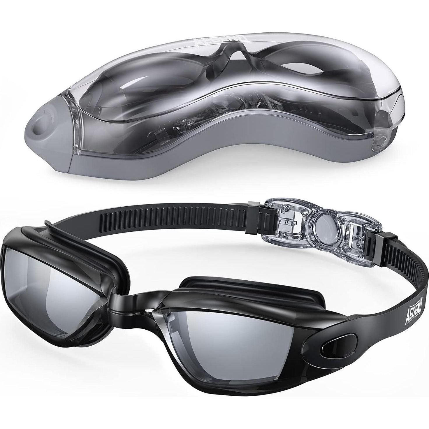 Aegend Swim Goggles, Swimming Goggles No Leaking Full Protection Adult Men Women Youth,Does not Apply