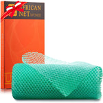 African Bath Sponge African Net Long Net Bath Sponge Exfoliating Shower Body Scrubber Back Scrubber Skin Smoother,Great For Daily Use (Green),