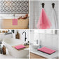 African Net Sponge African Net Long Net Bath Sponge Exfoliating Shower Body Scrubber Back Scrubber Skin Smoother,Great For Daily Use (Pink),