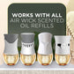 Air Wick Advanced Plug-In Scented Oil Warmer, 4 Pack (Gadget Only, Refills Sold Separately)