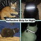 AirTag Cat Collar Black Reflective Breakaway Collar with Apple AirTag Holder and Bell Lightweight for Kittens and Cats